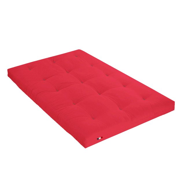 Matelas futon coton traditionnel, 13cm Couleur rouge <span itemprop=