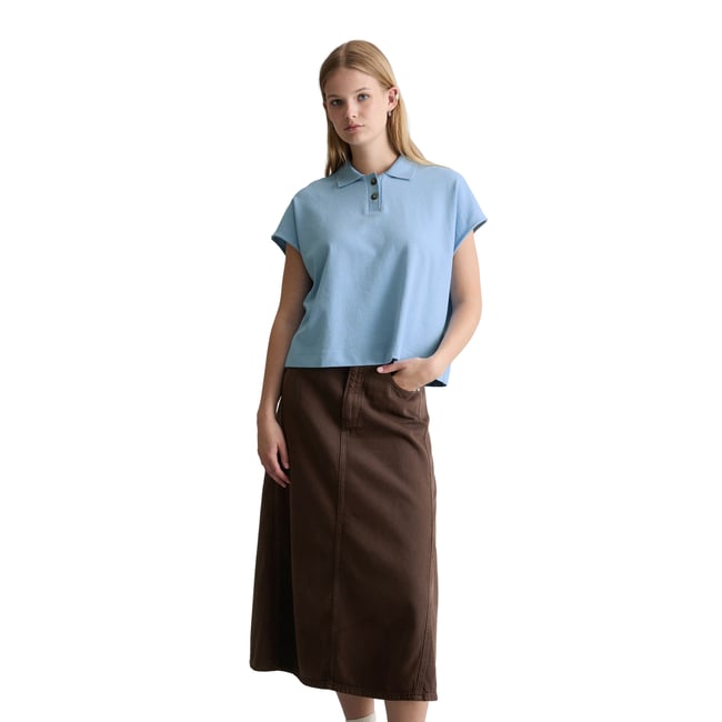 Polo large en single jersey lourd - MARC O’POLO DENIM
