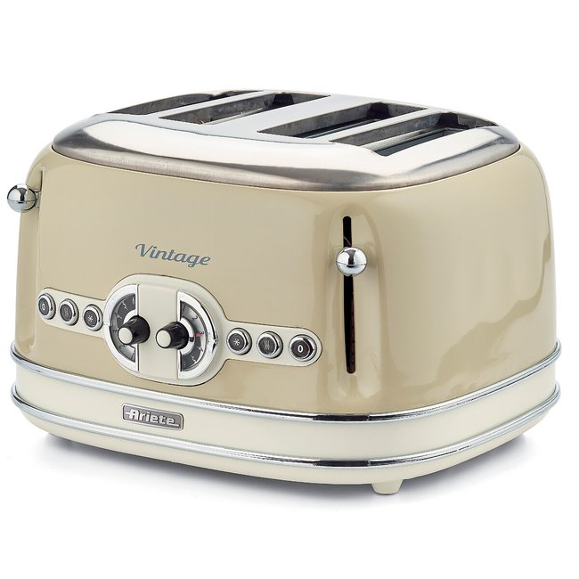 Grille Pain 4 tranches Vintage beige <span itemprop=