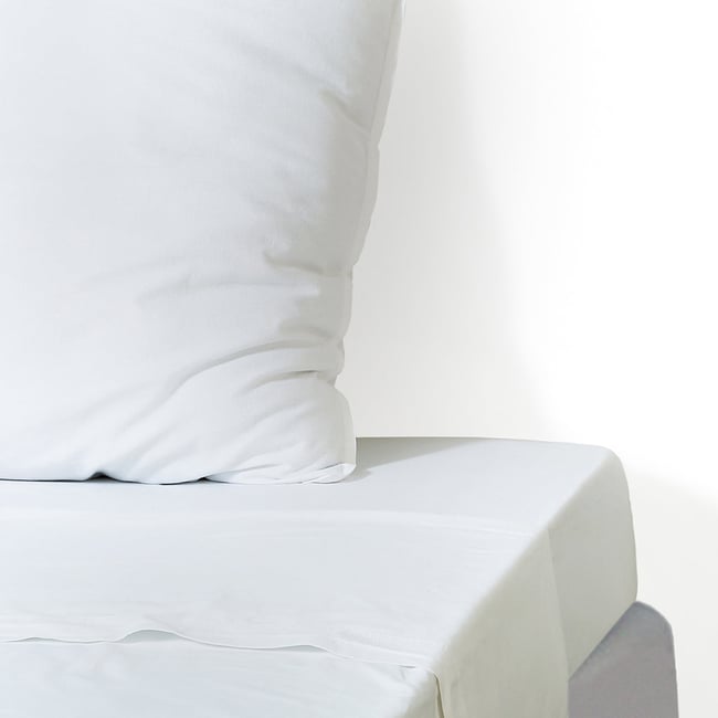 Drap plat satin lavé de coton bio GAIA Made in Europe - FEBRONIE
