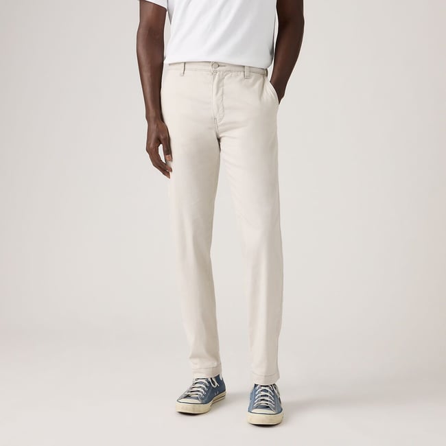 Pantaloni XX chino STD II in cotone e lino karla brown LEVI'S