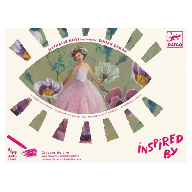 inspired by ballerines de Degas multicolore <span itemprop=