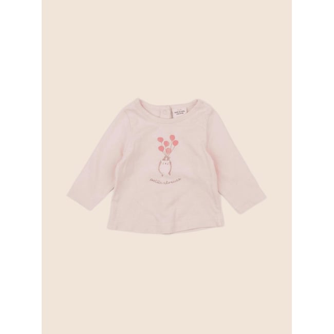 Tee-shirt - Bon état rose <span itemprop=