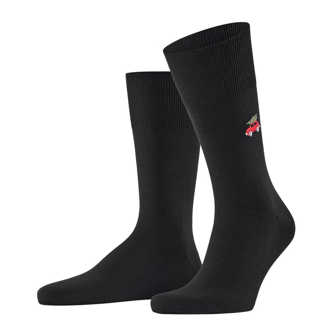 Chaussettes Airport X-Mas Car noir basique <span itemprop=