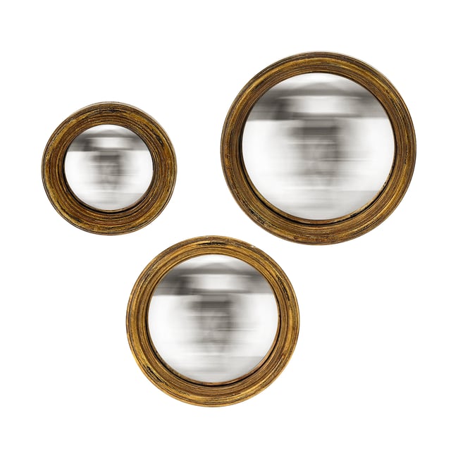 Lot de 3 petits miroirs convexes 9, 11 et 13cm - EMDE