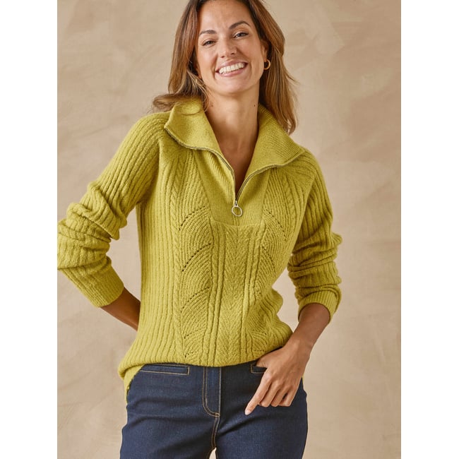 Pull col camionneur zippé - DAXON