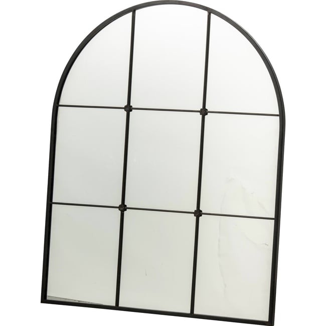 Miroir mural antique en verre Couleur noir <span itemprop=
