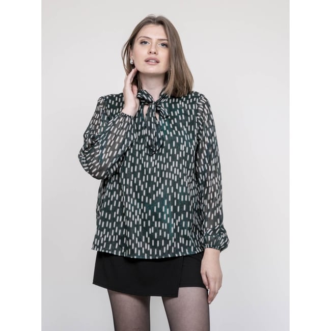 Blouse Imprimée Odivine - DONA LISA