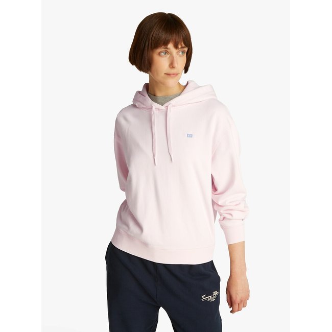 Sudadera con capucha rosa claro <span itemprop=