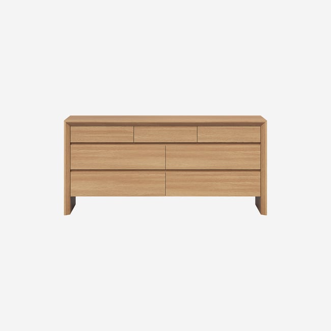 Commode chêne RAFAEL Couleur naturel clair <span itemprop=