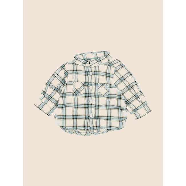 Chemise - Très bon état vert <span itemprop=