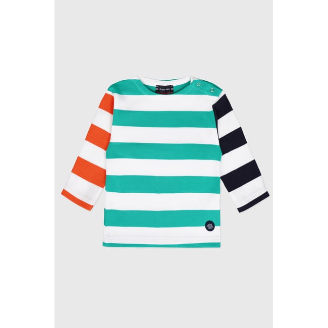 Marinière fantaisie en coton épais BABY - ARMOR-LUX