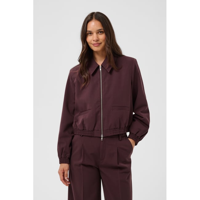 Manteau marron fudge <span itemprop=