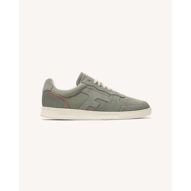 Baskets basses tissu HAZEL HAZEL kaki foncé <span itemprop=