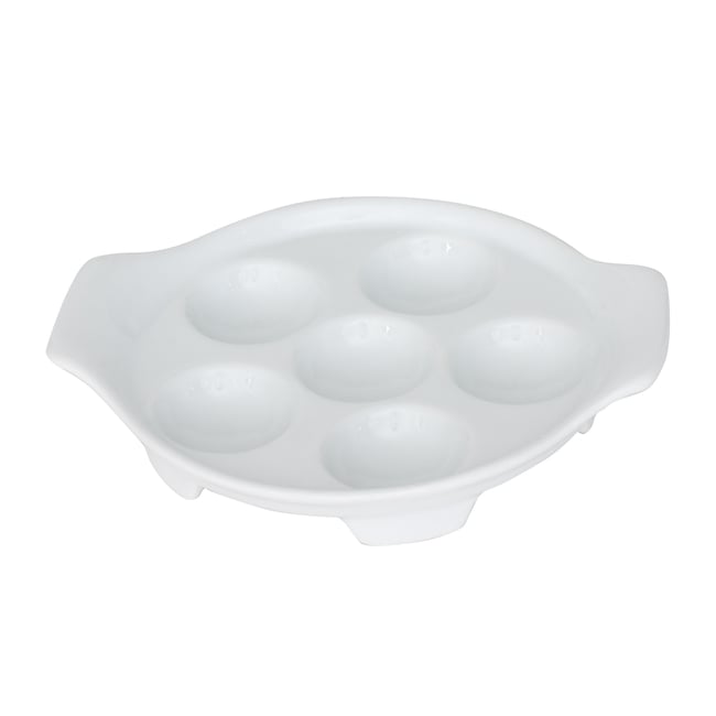 Assiette à escargots 6 trous Couleur v002227 <span itemprop=
