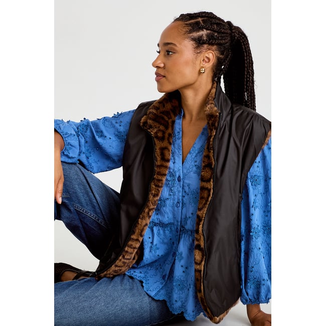 Veste réversible sans manches - CACHE CACHE