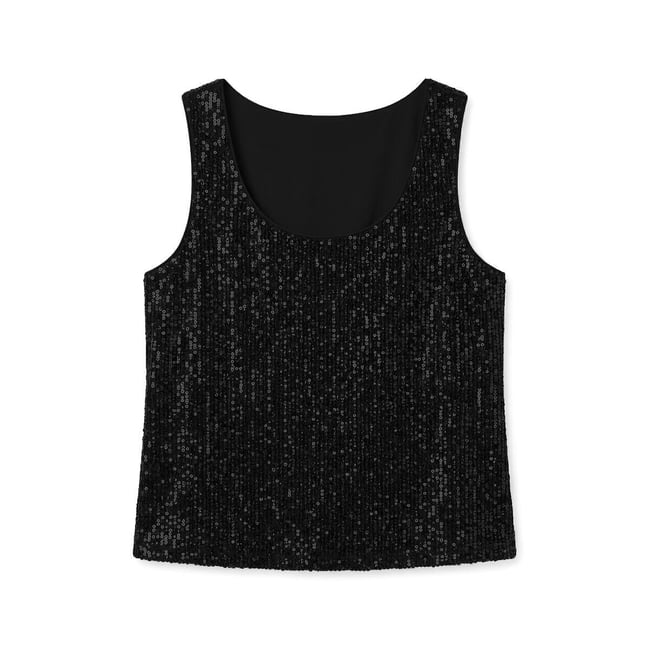 Top con paillettes nero  VERO MODA