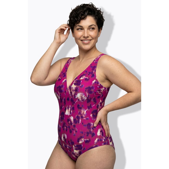 Maillot de bain avec bonnets souples bruyère clair <span itemprop=