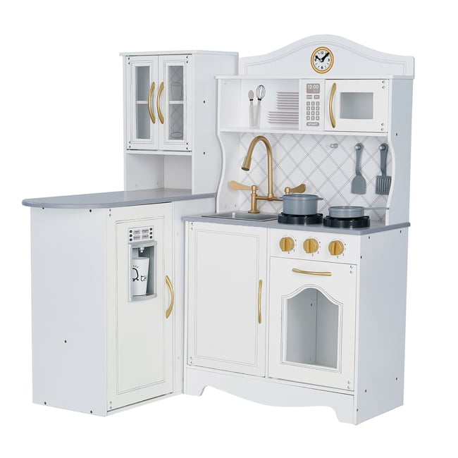 Cuisine Enfant Bois LITTLE CHEF or blanc <span itemprop=
