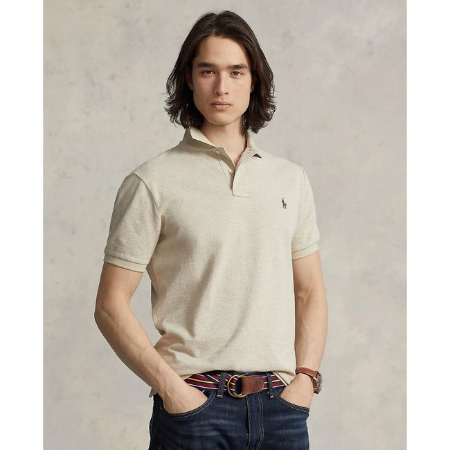 Custom slim fit interlock polo cheap
