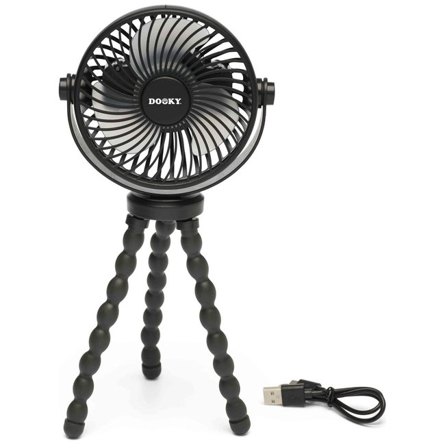 Ventilateur pour poussette Deluxe noir <span itemprop=