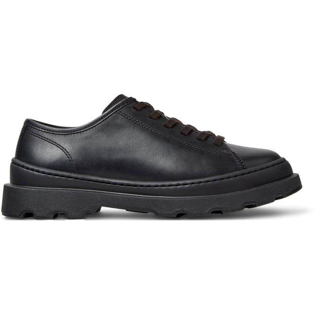 Derbies Brutus+ cuir noir <span itemprop=