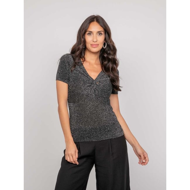 Top Manches Courtes Fil textile Fepala - DONA LISA