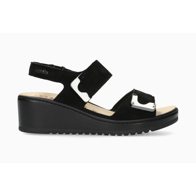 Sandales en cuir NAWEL noir 5148 <span itemprop=
