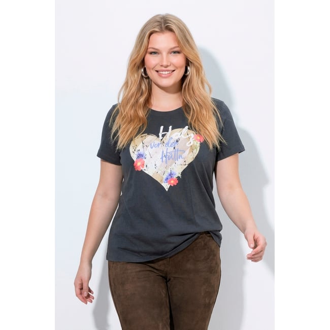 T-shirt motif cœur - ULLA POPKEN