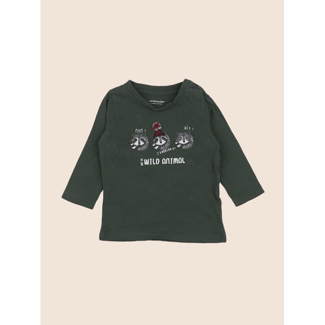 Tee-shirt - Très bon état vert <span itemprop=