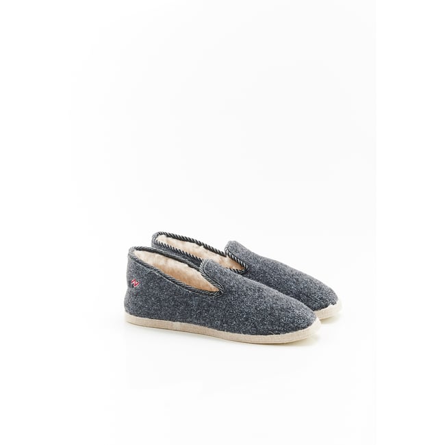 Chaussons Thermolactyl gris chiné <span itemprop=