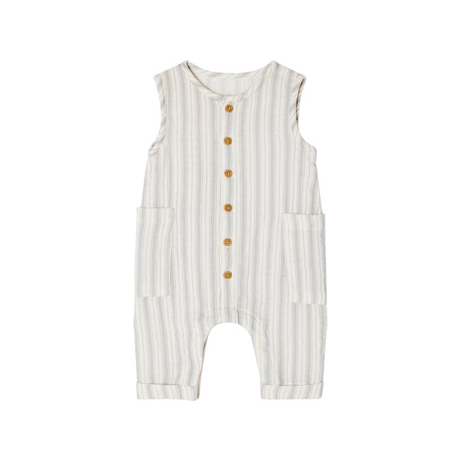 Combinaison en gaze de coton naissance - VERTBAUDET