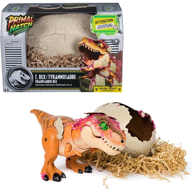 PRIMAL HATCH DINO - Dinosaure interactif Jurassic World v002235 <span itemprop=