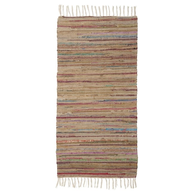 Tapis coton Couleur multicolore <span itemprop=