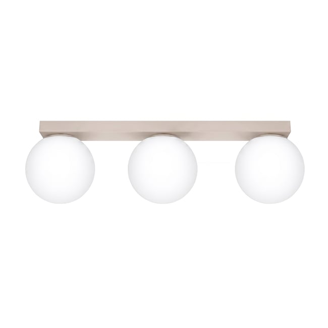 Plafonnier Acier Taupe G9 3 Yoli Couleur taupe <span itemprop=
