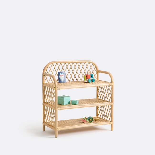 Étagère en rotin, Kobie Couleur naturel <span itemprop=