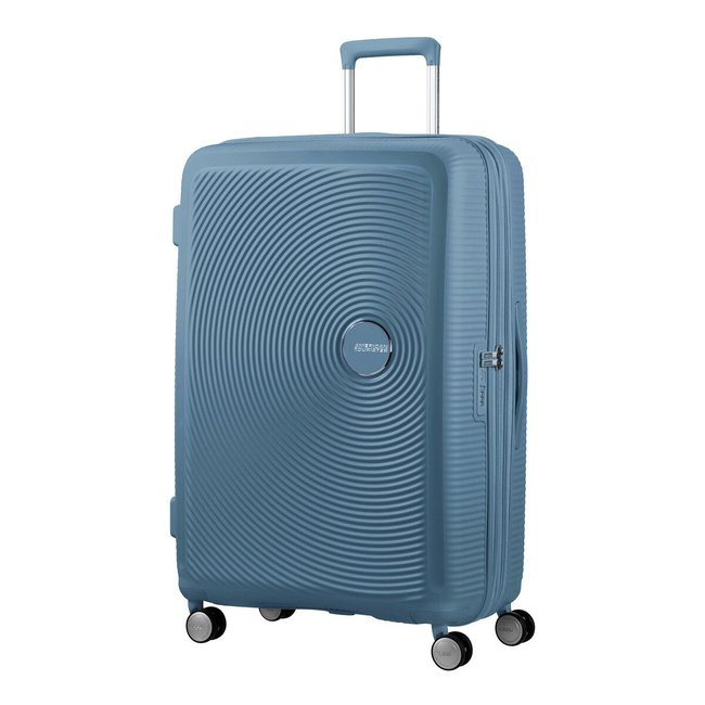 SOUDBOX Mala Grande, 77cm,Expansível, 4 Rodas, da AMERICAN TOURISTER azul <span itemprop=