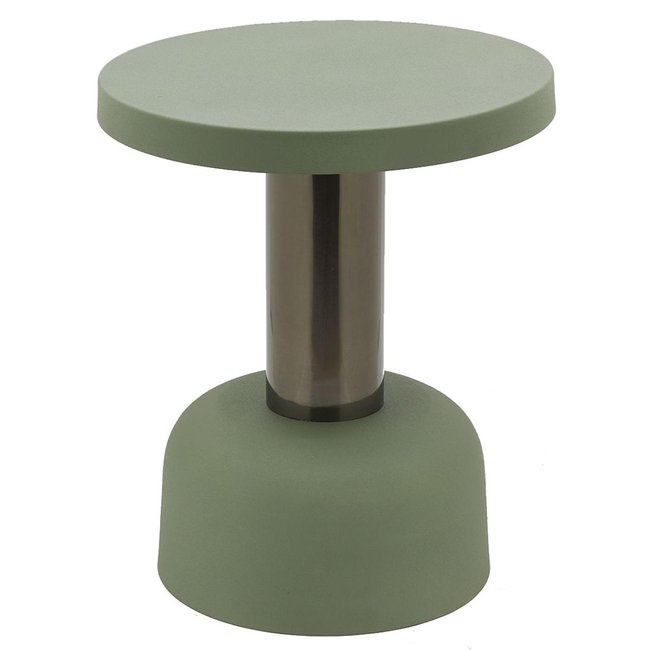 Table basse en métal kaki Couleur kaki <span itemprop=