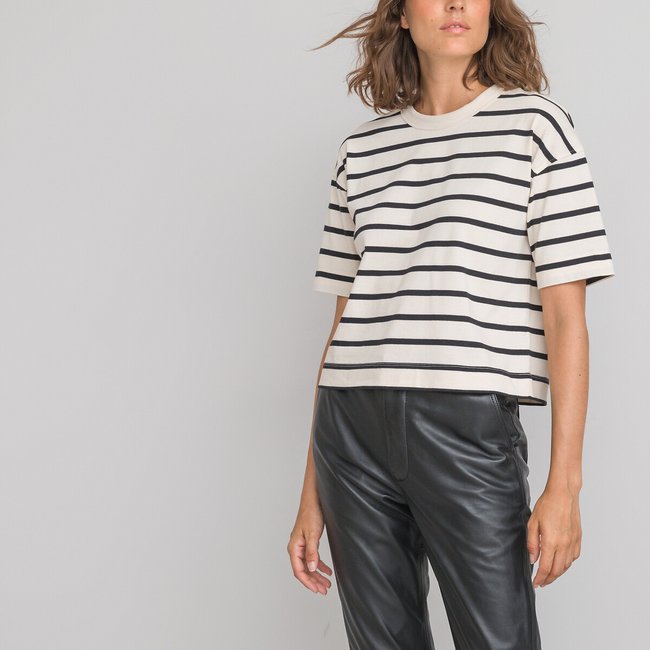 Gestreiftes Boxy-Shirt - LA REDOUTE COLLECTIONS