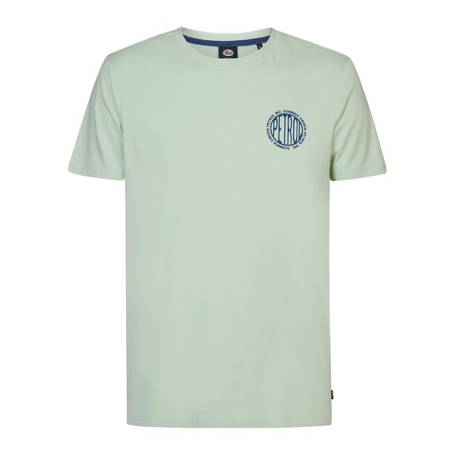 Pack of 3 plain t-shirts, green/orange/white, PETROL INDUSTRIES