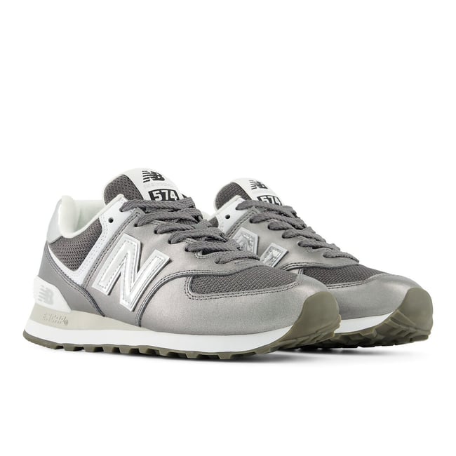 Baskets 574 gris argenté <span itemprop=