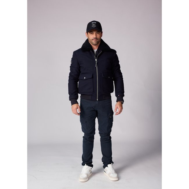 DOUDOUNE Col rabattu Zippé RADAR TARGET dark navy <span itemprop=