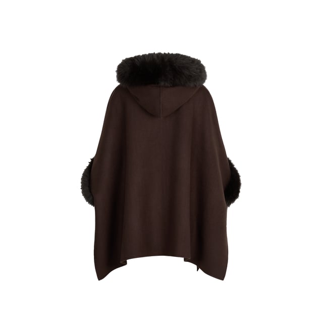 Poncho noir <span itemprop=
