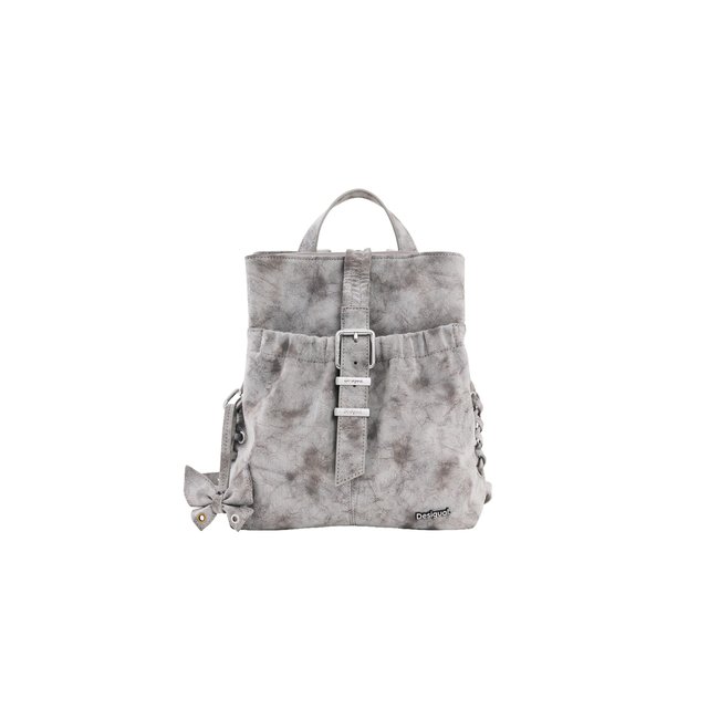 Petit sac à dos effet cuir noir <span itemprop=