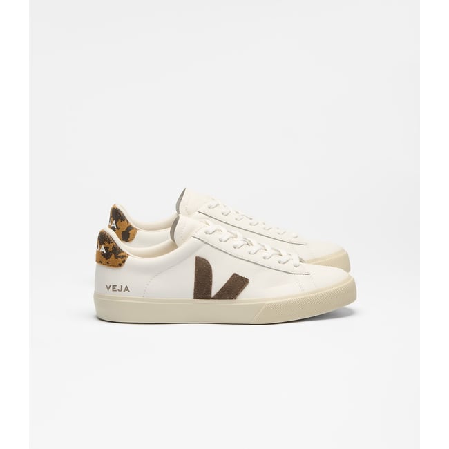 Sneakers Campo, Leder weiss/leopard <span itemprop=
