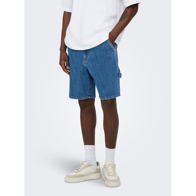 Short En Denim medium blue denim 1 <span itemprop=
