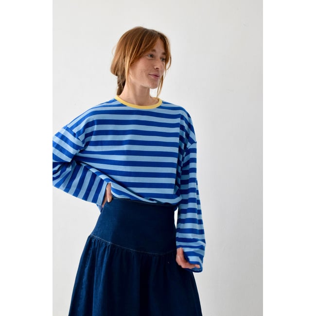 T-shirt rayé manches longues NÚRIA - MINDTRAVELER
