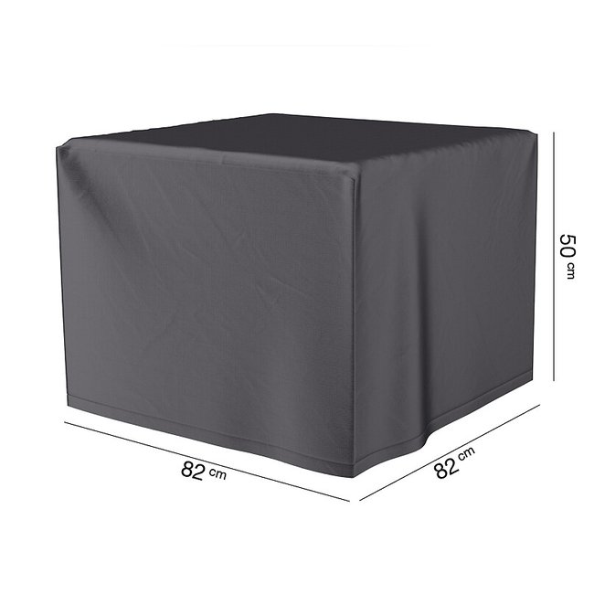 Garden Firetable Cover 82x82x50cm, grey, AEROCOVER