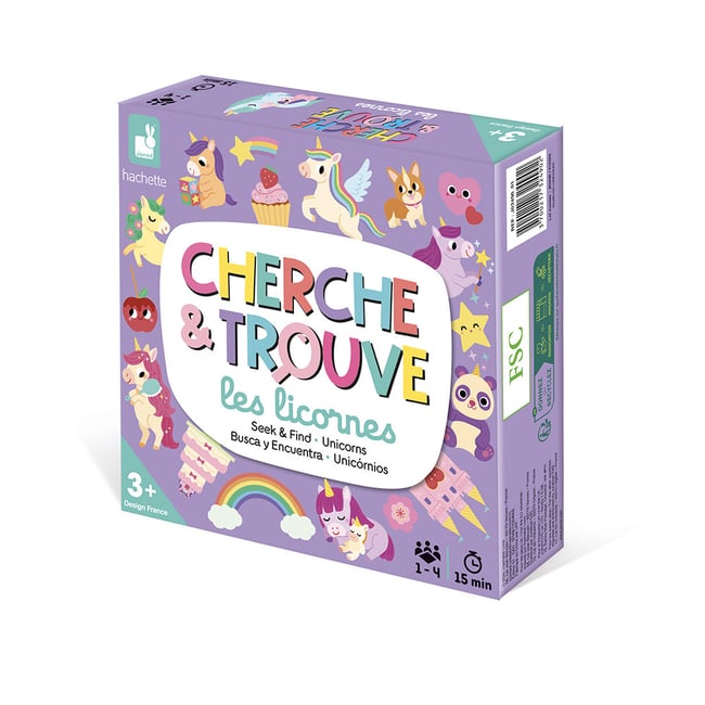 Jeu Éducatif Cherche Et Trouve Les Licornes - JANOD