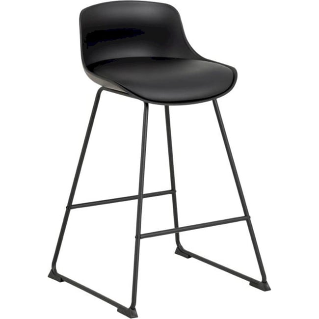 Tabouret de bar collection SCHINO Couleur noir <span itemprop=